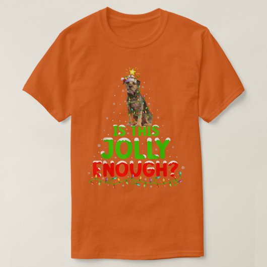 Beleuchtung ist diese jolly genug Grenze Terrie Ch T-Shirt (Design vorne)