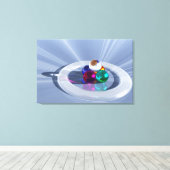 Beleuchtung Leinwanddruck (Insitu (Holzboden))