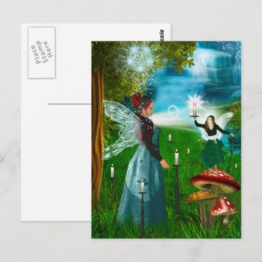 Beleuchtung Postkarte (Vorne/Hinten)