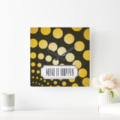 Beleuchtung Quadratische Wanduhr (Zuhause)