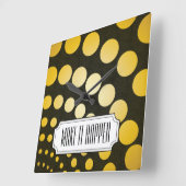 Beleuchtung Quadratische Wanduhr (Winkel)