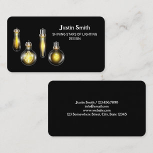 Beleuchtung Visitenkarte