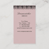 Beleuchtungs-Leuchter-wirkliches Visitenkarte (Rückseite)