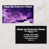 Beleuchtungs-Visitenkarte Visitenkarte (Vorne/Hinten)