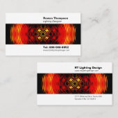 Beleuchtungsdesigner-Visitenkarte Visitenkarte (Vorne/Hinten)