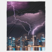 BELEUCHTUNGSSTRIKE FLEECEDECKE (Vorderseite)