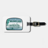 Belews Lake North Carolina Deer Gepäckanhänger (Vorderseite horizontal)