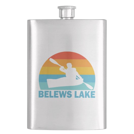 Belews Lake North Carolina Kayak Flachmann (Vorderseite)