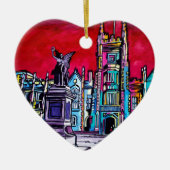 Belfast Alive - Queens University Keramikornament (Vorne)