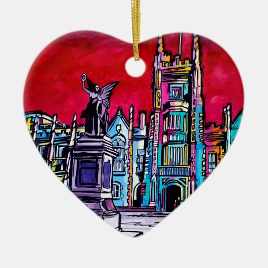 Belfast Alive - Queens University Keramikornament (Vorne)