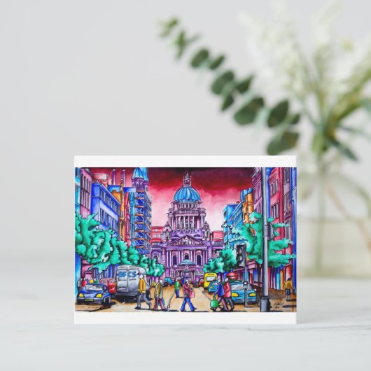 Belfast Alive - Royal Avenue Postkarte (Stehend Vorderseite)