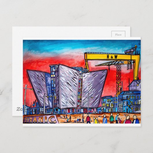 Belfast Alive - Titanic Quarter Postkarte (Vorne/Hinten)