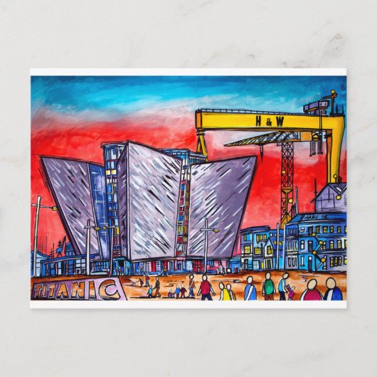 Belfast Alive - Titanic Quarter Postkarte (Vorderseite)