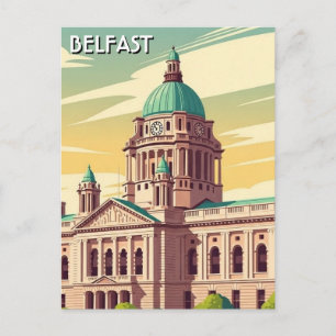 Belfast City Hall Nordirland Reise Postkarte