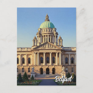 Belfast City Hall Nordirland Travel Postkarte