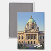 Belfast City Hall Northern Ireland Travel Magnet (Vorderseite/Rückseite)