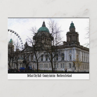 Belfast City Hall Postkarte