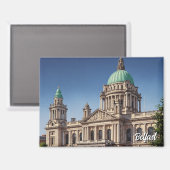 Belfast City Hall Postkarte Magnet (Vorderseite/Rückseite)
