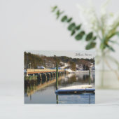 Belfast Footbridge - Winter 2015 Postkarte (Stehend Vorderseite)