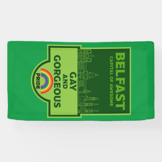 Belfast Gay Pride - Brighton Ireland LGBT - Banner (Horizontal)