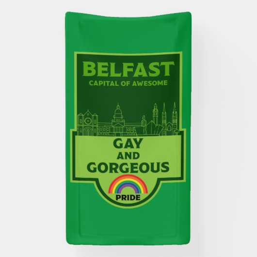 Belfast Gay Pride - Brighton Ireland LGBT - Banner (Vertikal)