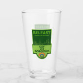 Belfast Gay Pride - Brighton Ireland LGBT - Glas (Rückseite)