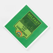 Belfast Gay Pride - Brighton Ireland LGBT - Serviette (Ecke)