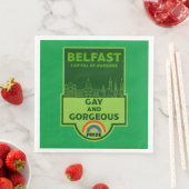 Belfast Gay Pride - Brighton Ireland LGBT - Serviette (Beispiel)