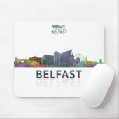 Belfast-Ikonen Mousepad (Mit Mouse)