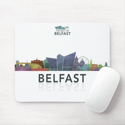 Belfast-Ikonen Mousepad (Mit Mouse)