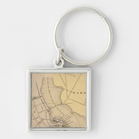 Belfast, Maine 2 Schlüsselanhänger (Vorne)