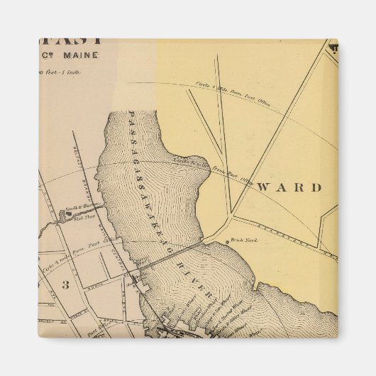 Belfast, Maine Magnet (Vorne)