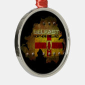 Belfast Nordirland Ornament Aus Metall (Rechts)