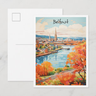 Belfast Nordirland Reise Stadt Ästhetik Postkarte