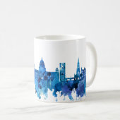 Belfast Nordirland Skyline Blue Kaffeetasse (VorderseiteRechts)