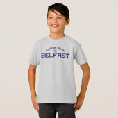 Belfast Nordirland Union Jack gestört T-Shirt (Vorne ganz)