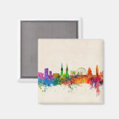 Belfast Northern Ireland Skyline Magnet (Vorderseite/Rückseite)