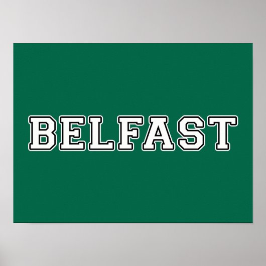Belfast Poster (Vorne)
