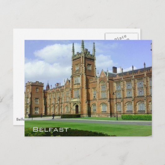 Belfast Postkarte (Vorne/Hinten)