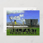 Belfast Postkarte (Vorne/Hinten)
