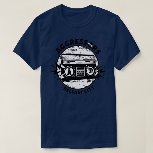 Belfast Radio Aggressoren T-Shirt (Design vorne)
