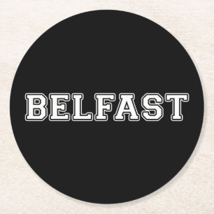 Belfast Runder Pappuntersetzer