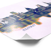 Belfast Skyline Fotodruck (Ecke)