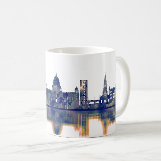Belfast Skyline Kaffeetasse (VorderseiteRechts)