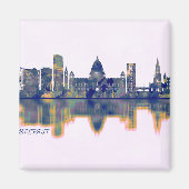 Belfast Skyline Magnet (Vorne)