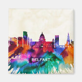 Belfast Skyline Magnet (Vorne)