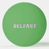 Belfast Tischtennisball (Vorderseite)