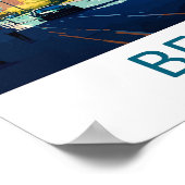 Belfast Travel Print Wall Art Belfast Wall Hanging Poster (Ecke)