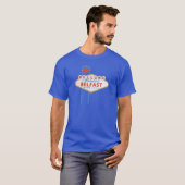 Belfast- - Vegas-Zeichen T-Shirt (Vorne ganz)