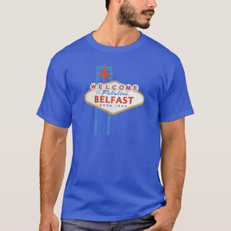 Belfast- - Vegas-Zeichen T-Shirt